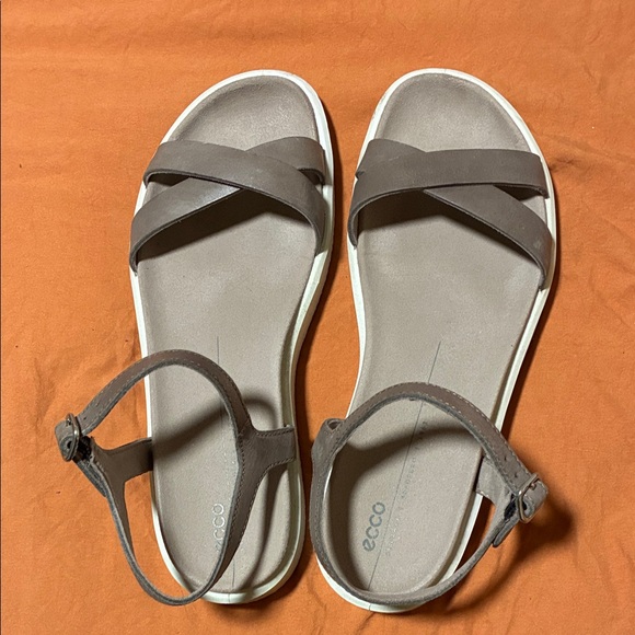 Ecco Shoes - Ecco Women's Taupe Sandals European size 38